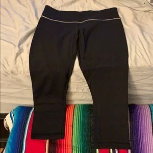 Lululemon wunder under crop leggings